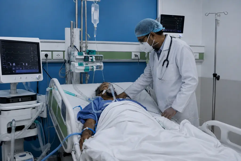 COVID ICU & Critical Care Intensive COVID Care Services Critical COVID Treatment Advanced ICU Care for COVID COVID Ventilator Support